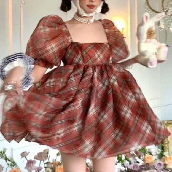 Selkie The Jane Eyre Puff Dress - Picture 2 of 9